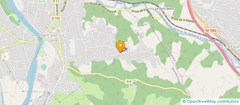 localisation de l'entreprise MONSIEUR HENRY BEDON  SAINT-JUST-SAINT-RAMBERT