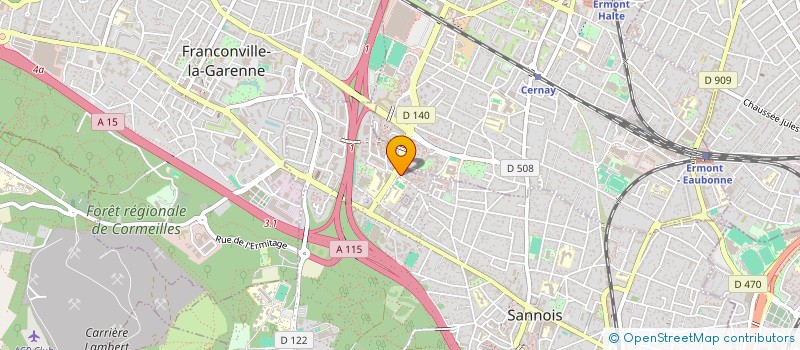 localisation de l'entreprise MONSIEUR HENRY BENDWA  SANNOIS