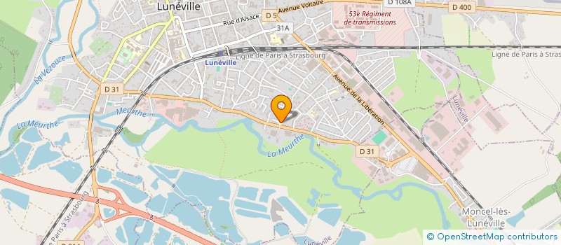 localisation de l'entreprise MONSIEUR HENRY BERNIER  DOMBASLE-SUR-MEURTHE