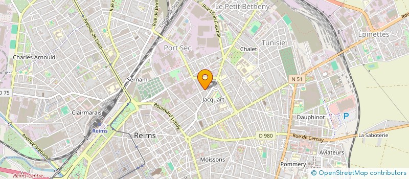 localisation de l'entreprise MONSIEUR HENRY BONNET  REIMS