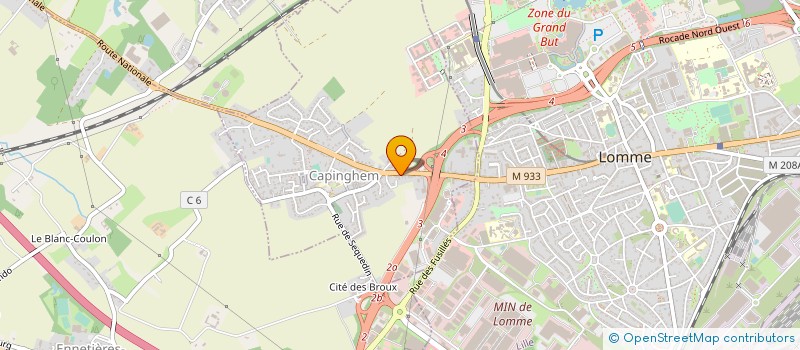 localisation de l'entreprise MONSIEUR HENRY BOUILLIER à LILLE