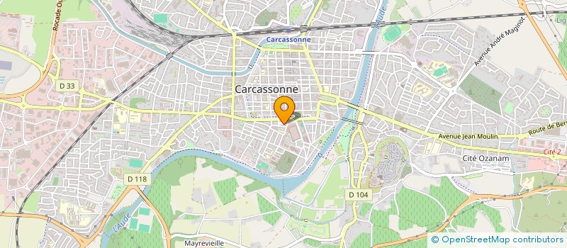 localisation de l'entreprise MONSIEUR HENRY CAMPOS à CARCASSONNE