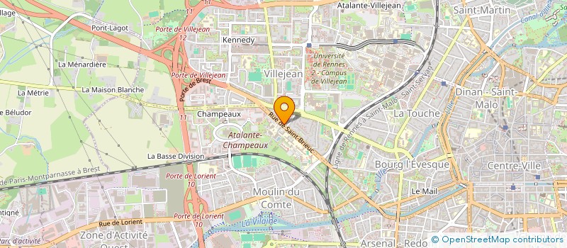 localisation de l'entreprise MONSIEUR HENRY CARRILLO  RENNES