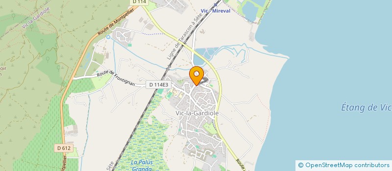 localisation de l'entreprise MONSIEUR HENRY CHERBLANC  VIC-LA-GARDIOLE