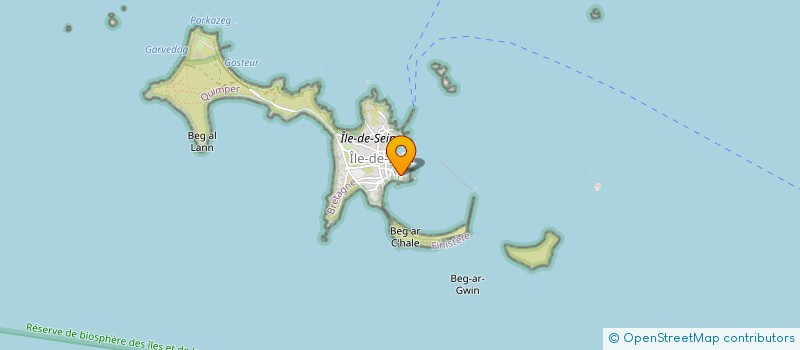 localisation de l'entreprise MONSIEUR HENRY CLAUDE CLOAREC  ILE-DE-SEIN