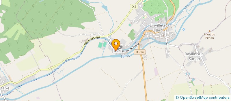 localisation de l'entreprise MONSIEUR HENRY CLERC  EINVILLE-AU-JARD