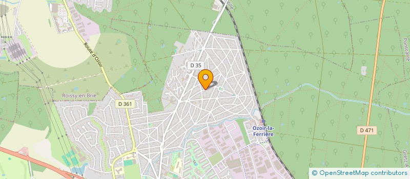 localisation de l'entreprise MONSIEUR HENRY DACIUS  OZOIR-LA-FERRIERE