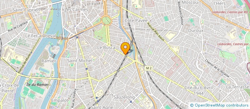 localisation de l'entreprise MONSIEUR HENRY DAUVERGNE à TOULOUSE