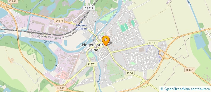 localisation de l'entreprise MONSIEUR HENRY DEFRESNE  NOGENT-SUR-SEINE