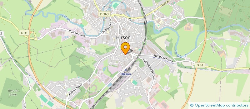 localisation de l'entreprise MONSIEUR HENRY DESSE à HIRSON