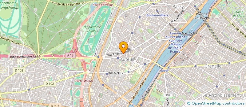 localisation de l'entreprise MONSIEUR HENRY DIAGNE  PARIS