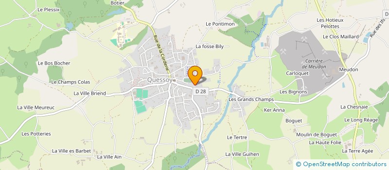 localisation de l'entreprise MONSIEUR HENRY DUGENET  QUESSOY