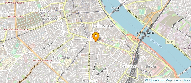 localisation de l'entreprise MONSIEUR HENRY ELOPHE à BORDEAUX