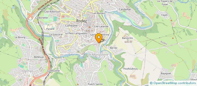 localisation de l'entreprise MONSIEUR HENRY FABRY  LE MONASTERE