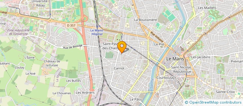 localisation de l'entreprise MONSIEUR HENRY FAUTRAD  LE MANS