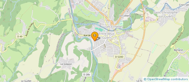 localisation de l'entreprise MONSIEUR HENRY FAVRE  ENTRE-DEUX-GUIERS