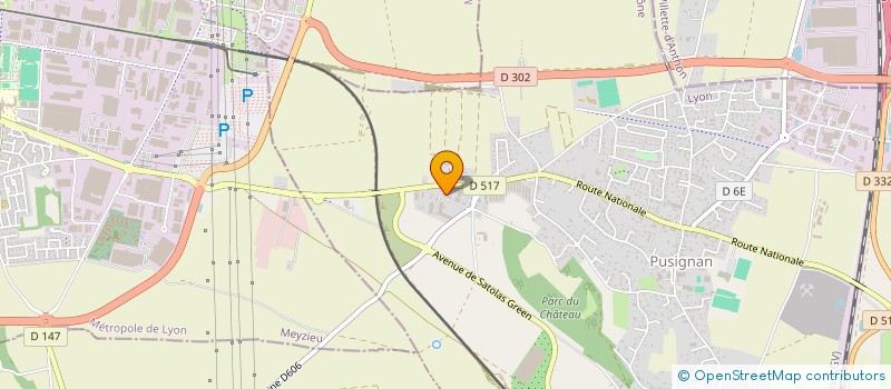 localisation de l'entreprise MONSIEUR HENRY GIRAUD  PUSIGNAN