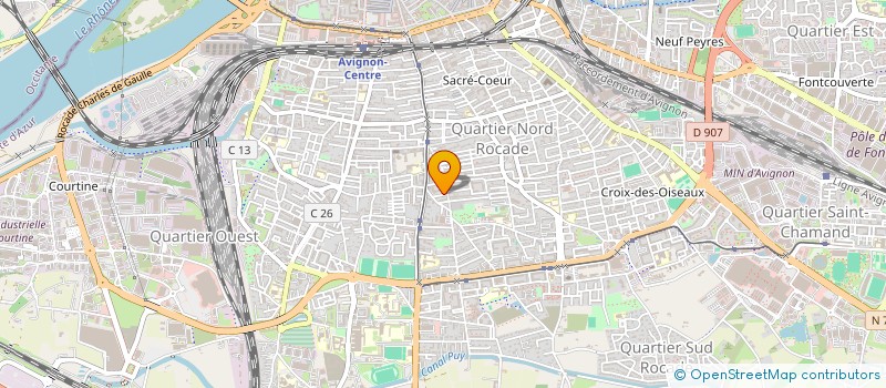 localisation de l'entreprise MONSIEUR HENRY HERBET  AVIGNON