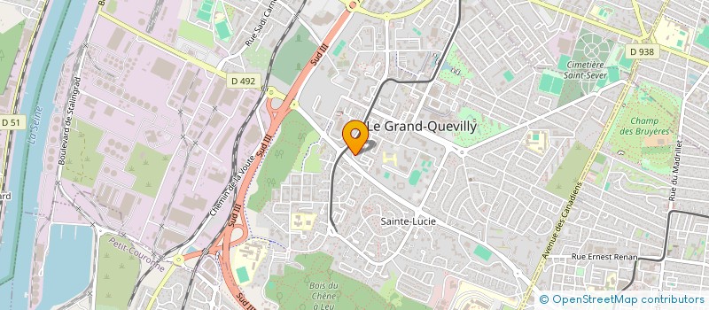 localisation de l'entreprise MONSIEUR HENRY HIRWA  LE GRAND-QUEVILLY