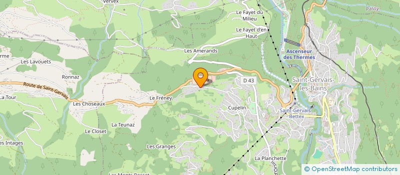 localisation de l'entreprise MONSIEUR HENRY HOWARD  SAINT-GERVAIS-LES-BAINS