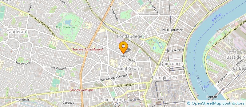 localisation de l'entreprise MONSIEUR HENRY JAQUET à BORDEAUX