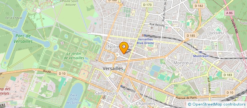 localisation de l'entreprise MONSIEUR HENRY-JEAN ROUSSO à VERSAILLES