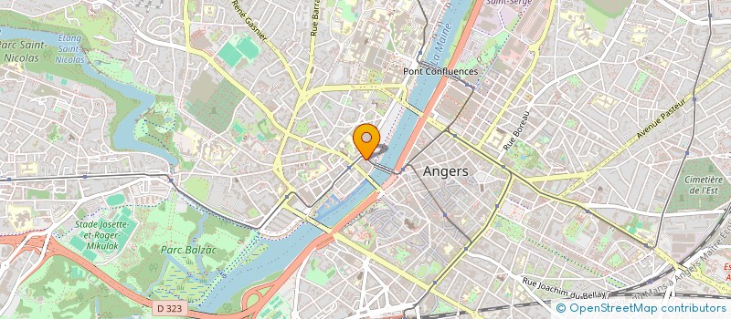 localisation de l'entreprise MONSIEUR HENRY JEANVOINE  ANGERS