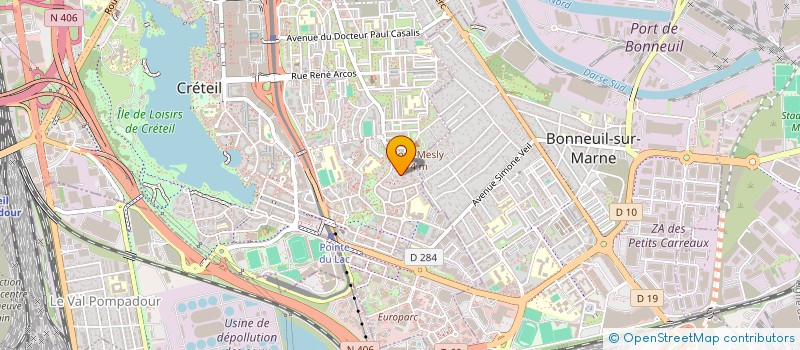 localisation de l'entreprise MONSIEUR HENRY LOBE  CRETEIL