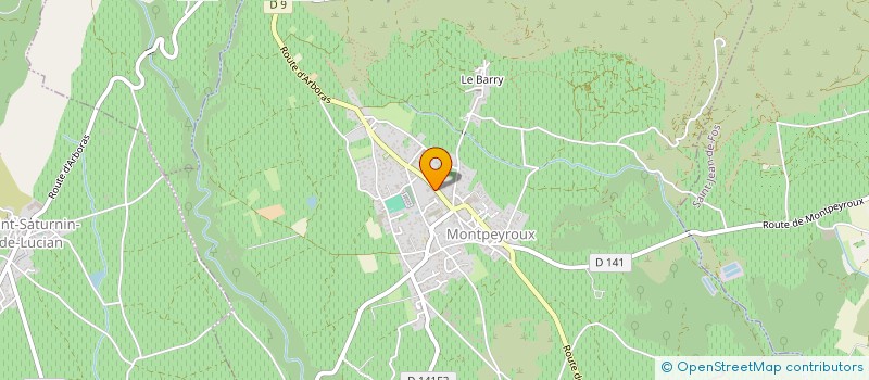 localisation de l'entreprise MONSIEUR HENRY LONJON à MONTPEYROUX
