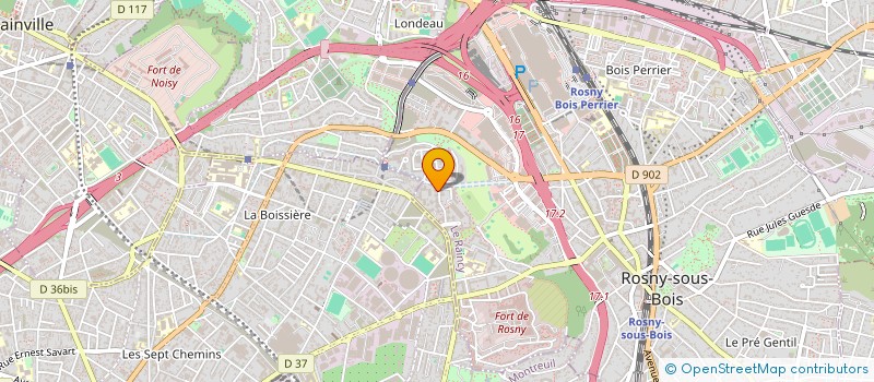 localisation de l'entreprise MONSIEUR HENRY MAKUNTIMA  ROSNY-SOUS-BOIS