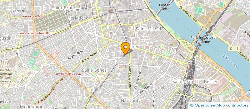 localisation de l'entreprise MONSIEUR HENRY MARGUENAUX à BORDEAUX
