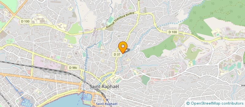 localisation de l'entreprise MONSIEUR HENRY MARTI  SAINT-RAPHAEL