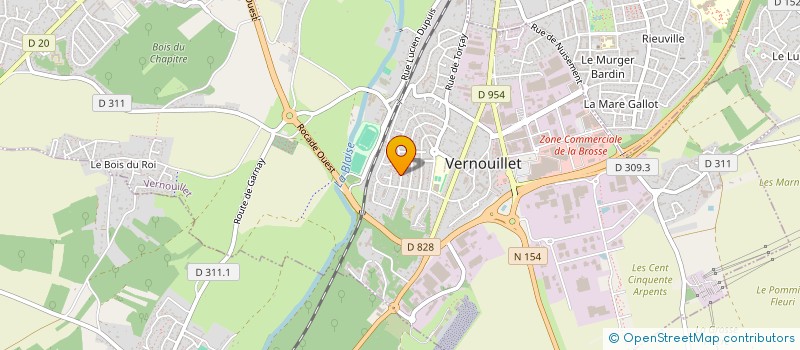 localisation de l'entreprise MONSIEUR HENRY MARTIN à VERNOUILLET