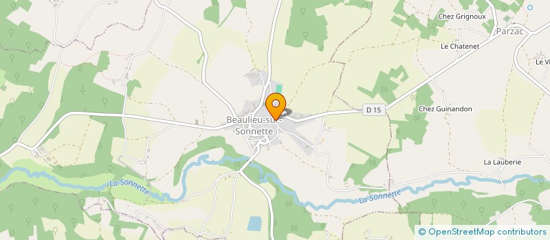 localisation de l'entreprise MONSIEUR HENRY MARTIN à BEAULIEU-SUR-SONNETTE