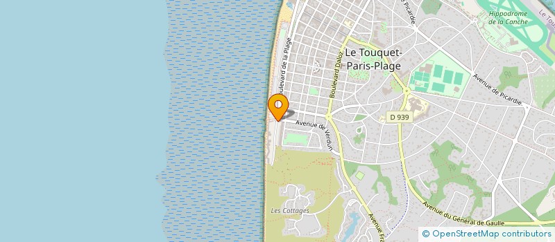 localisation de l'entreprise MONSIEUR HENRY MARTINACHE  LE TOUQUET-PARIS-PLAGE