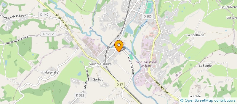 localisation de l'entreprise MONSIEUR HENRY MATHIEU  SAINT-AULAIRE