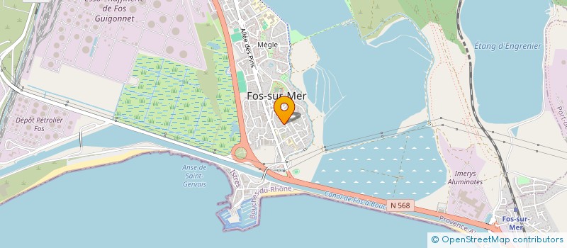 localisation de l'entreprise MONSIEUR HENRY MEMBRADO  FOS-SUR-MER