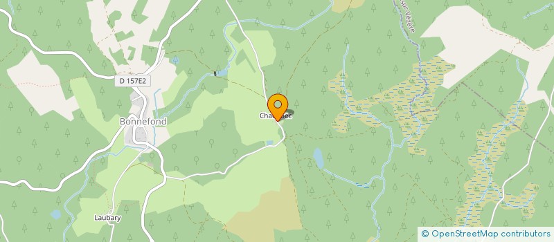 localisation de l'entreprise MONSIEUR HENRY MICHELON  BONNEFOND