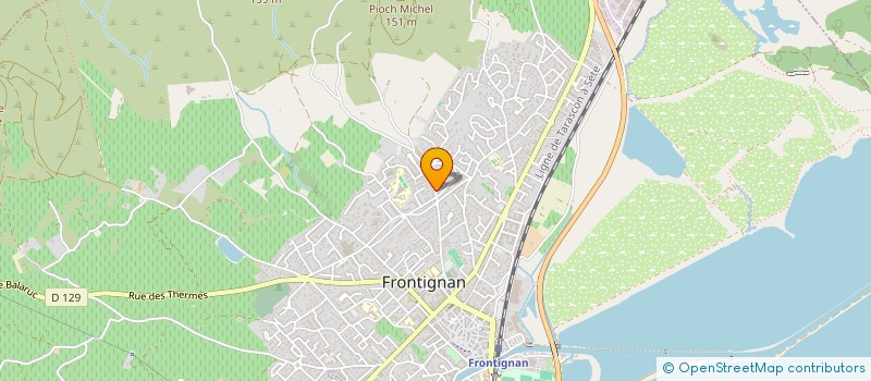 localisation de l'entreprise MONSIEUR HENRY MIQUEL à FRONTIGNAN