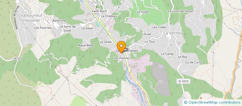 localisation de l'entreprise MONSIEUR HENRY PASTORINI  CONTES