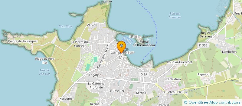 localisation de l'entreprise MONSIEUR HENRY-PAUL DESPREAUX  CAMARET-SUR-MER