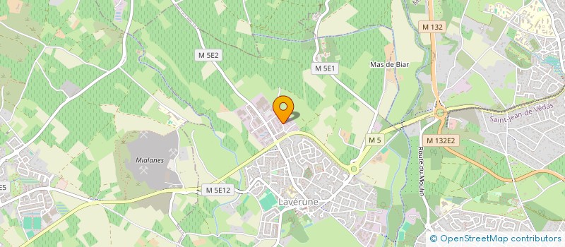 localisation de l'entreprise MONSIEUR HENRY PEREZ  LAVERUNE