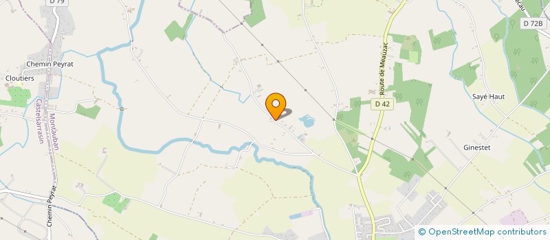 localisation de l'entreprise MONSIEUR HENRY PEYRET LACOMBE  LA VILLE-DIEU-DU-TEMPLE