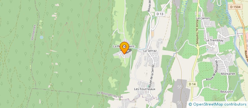 localisation de l'entreprise MONSIEUR HENRY PHARAMAND  LE BOURGET-DU-LAC