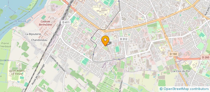 localisation de l'entreprise MONSIEUR HENRY PILLION  ANGERS