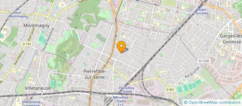 localisation de l'entreprise MONSIEUR HENRY PREVILUS à PIERREFITTE-SUR-SEINE