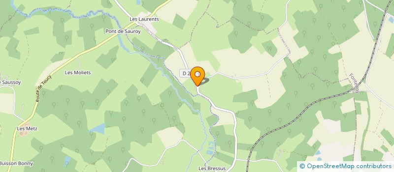 localisation de l'entreprise MONSIEUR HENRY RAGON  SAINTS-EN-PUISAYE