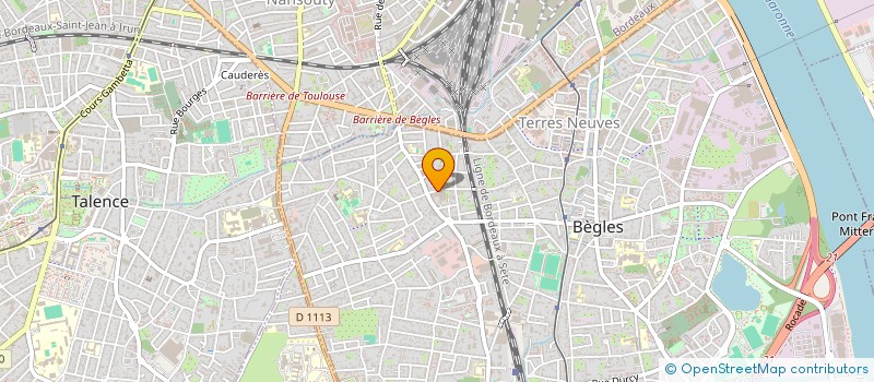 localisation de l'entreprise MONSIEUR HENRY REISS  BEGLES