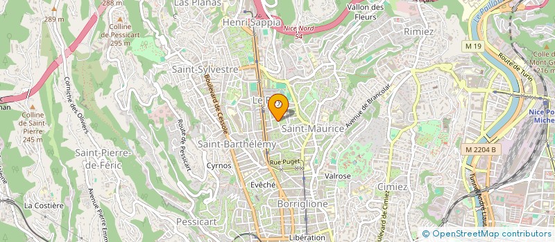 localisation de l'entreprise MONSIEUR HENRY ROBERT à NICE