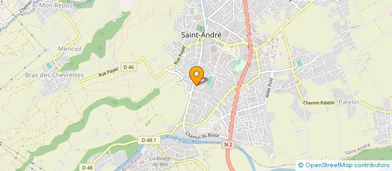 localisation de l'entreprise MONSIEUR HENRY ROUGET  SAINT-ANDRE